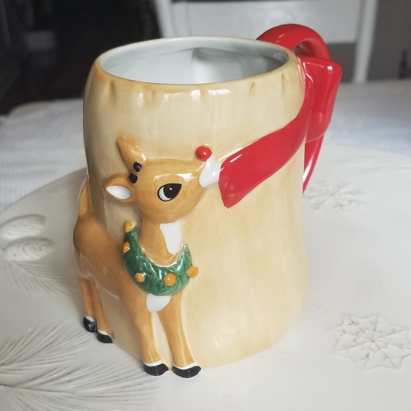 Lenox Rudolph The Red Nosed Reindeer  Coffee Mug - Picture 1 of 9